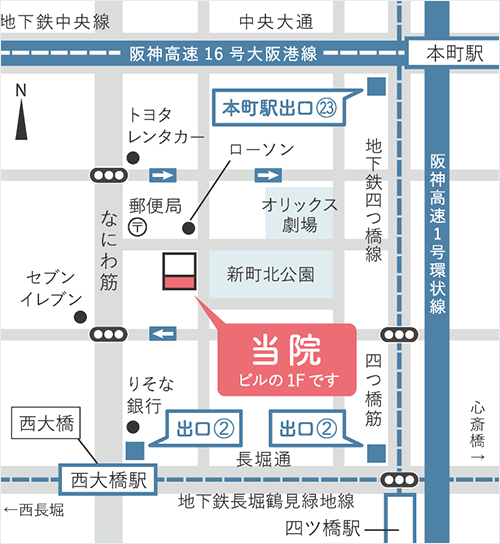 わたなべ耳鼻咽喉科MAP